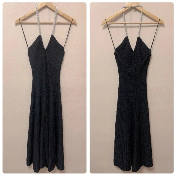 Jonathan Simkhai Sadira Dress in Black Size Small NWT New - Picture 5 of 16